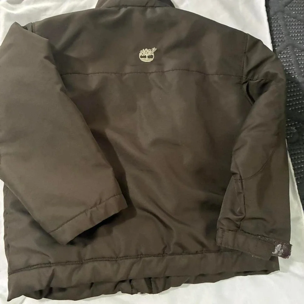 Timberland Jacket Kids Brown Excellent Hooded Outdoor Winterwear